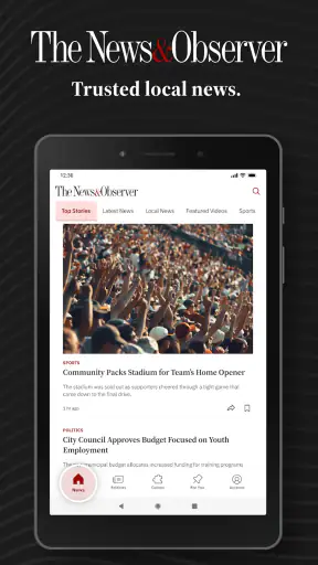 Raleigh News & Observer (N&O) screenshot