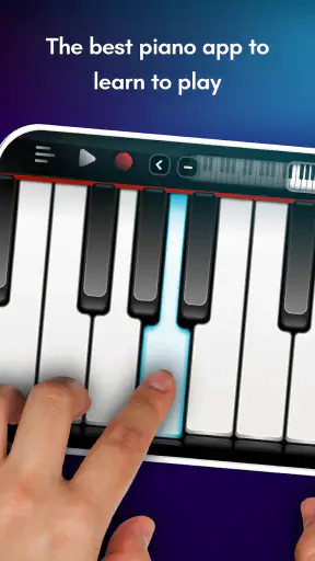 Real Piano electronic keyboard screenshot