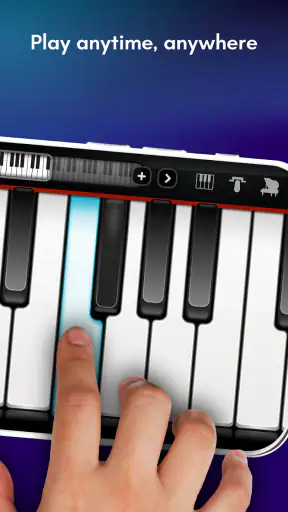 Real Piano electronic keyboard screenshot