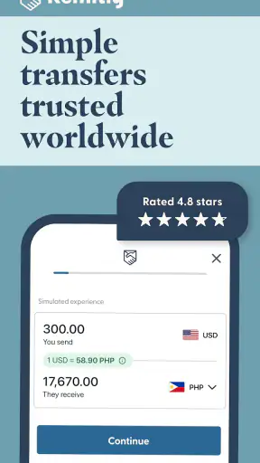 Remitly: Transfer money abroad screenshot