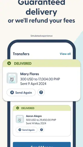 Remitly: Transfer money abroad screenshot