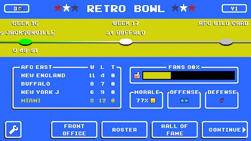 Retro Bowl screenshot