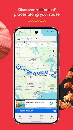 Roadtrippers - Trip Planner screenshot