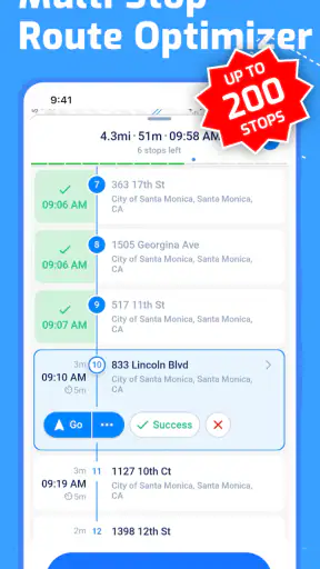 Route Planner, Delivery, MyWay screenshot