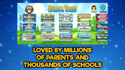 Second Grade Learning Games screenshot
