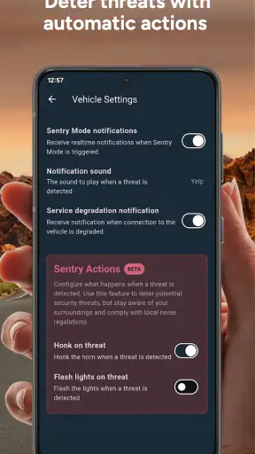 Sentry Pro—Tesla Notifications screenshot