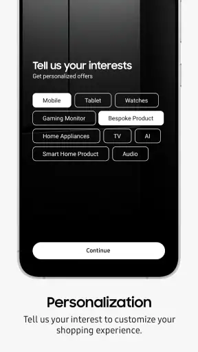Shop Samsung screenshot
