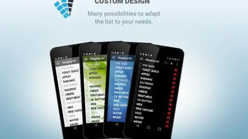 Shopping list voice input screenshot