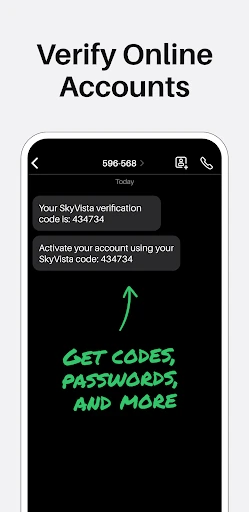 Sideline: 2nd Phone Line App screenshot