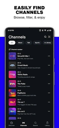 SiriusXM: Music, Sports & News screenshot