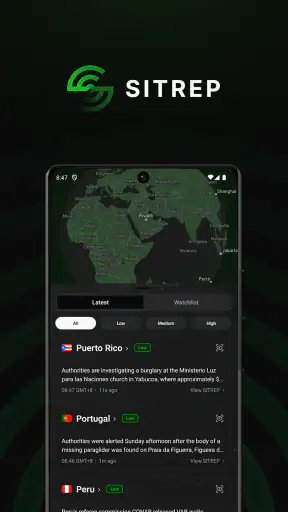 SITREP screenshot