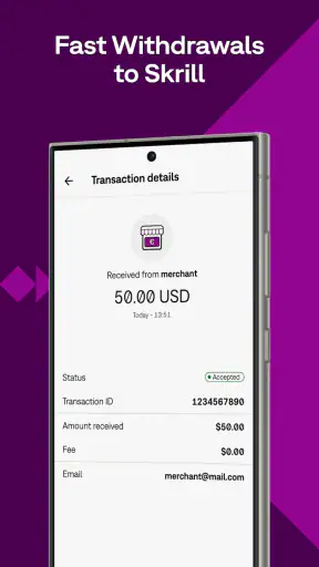 Skrill - Fast, secure payments screenshot
