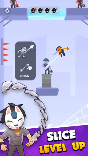 Slicing Hero Sword Master Game screenshot
