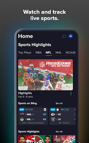 Sling: Live TV + Freestream screenshot