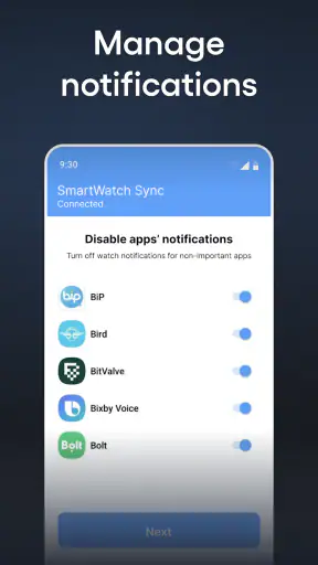 SmartWatch & BT Sync Watch App screenshot