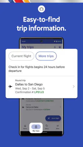 Southwest Airlines: Travel App screenshot
