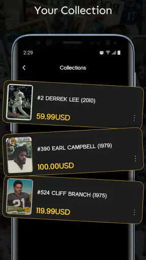 Sports Card Value Identifier screenshot