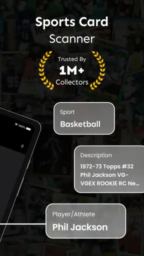 Sports Card Value Identifier screenshot