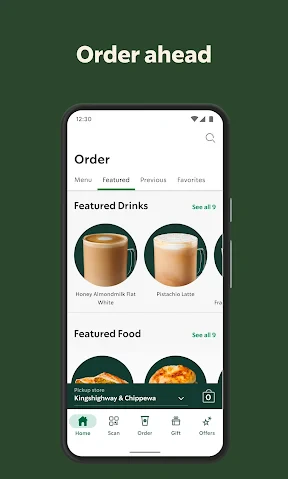 Starbucks screenshot