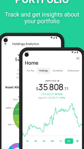 Stock Events Portfolio Tracker screenshot
