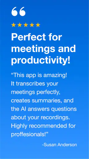 Summary - AI Note Taker screenshot