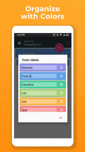 Super Simple Shopping List screenshot