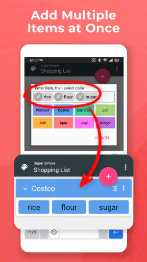 Super Simple Shopping List screenshot