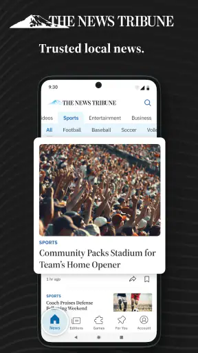 Tacoma News Tribune Newspaper screenshot