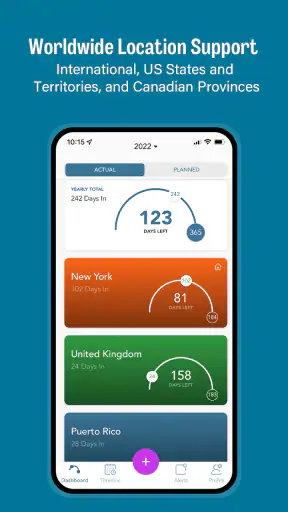 TaxBird - Residency Tracker screenshot