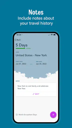 TaxBird - Residency Tracker screenshot