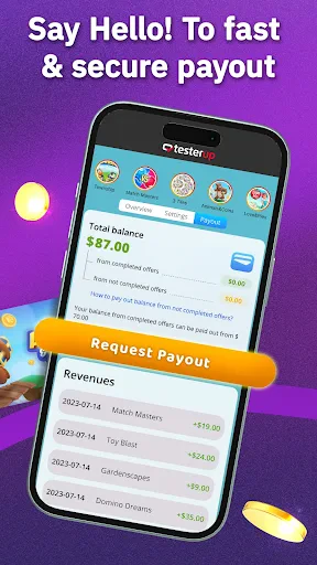 testerup - earn money screenshot