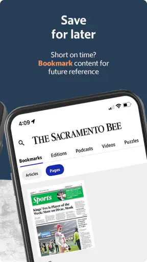 Sacramento Bee Newspaper screenshot