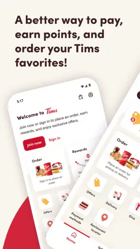 Tim Hortons screenshot