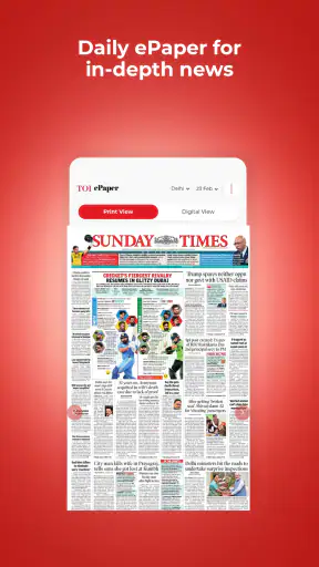 TOI Breaking News App & ePaper screenshot