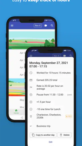 Timesheet: Work Hours Tracker screenshot