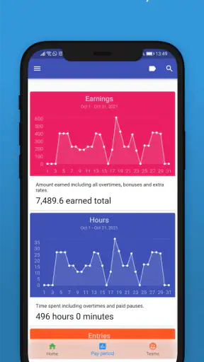 Timesheet: Work Hours Tracker screenshot