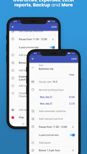 Timesheet: Work Hours Tracker screenshot
