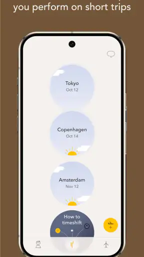 Timeshifter Jet Lag screenshot