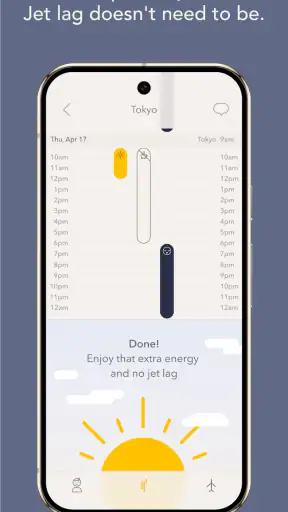 Timeshifter Jet Lag screenshot