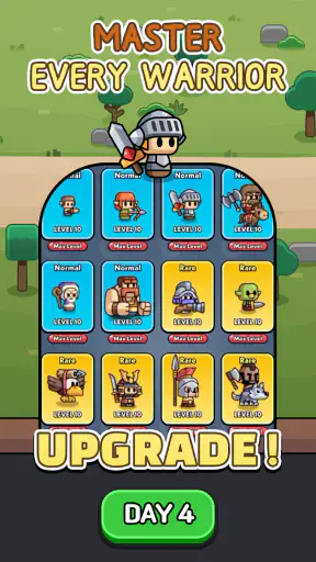 Tiny Warriors Rush - Idle TD screenshot