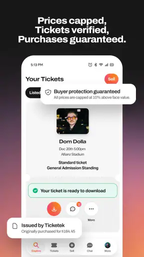 Tixel-Face Value Ticket Resale screenshot