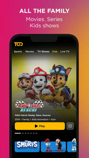 TOD – Sports & Entertainment screenshot