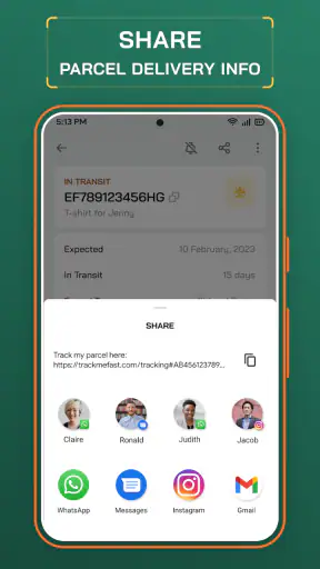 Track Me Fast Package Tracker screenshot