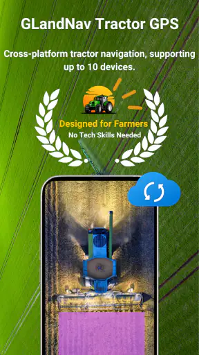 Tractor GPS - GLandNav screenshot
