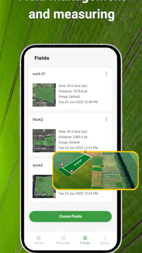 Tractor GPS - GLandNav screenshot