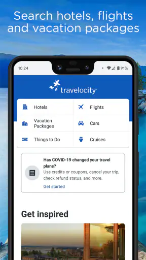 Travelocity Hotels & Flights screenshot