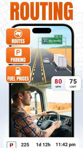 Trucker Guide: Truck GPS Maps screenshot