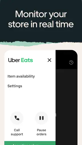Uber Eats Order Manager screenshot