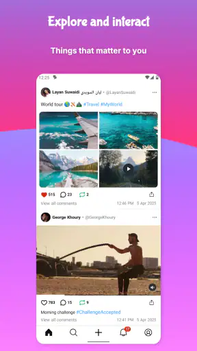 UpScrolled screenshot