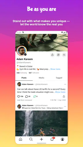 UpScrolled screenshot